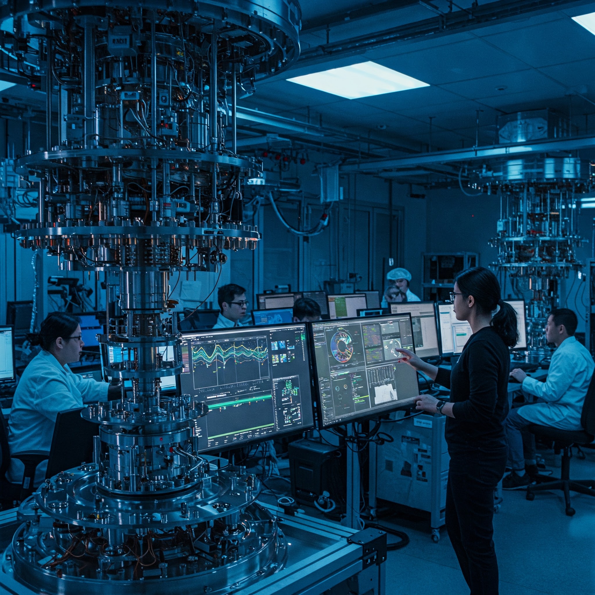 Fujitsu RIKEN quantum computer lab